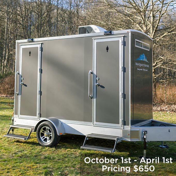 Two Stall Luxury Washroom Trailer Two Stall Luxury Washroom Trailer
